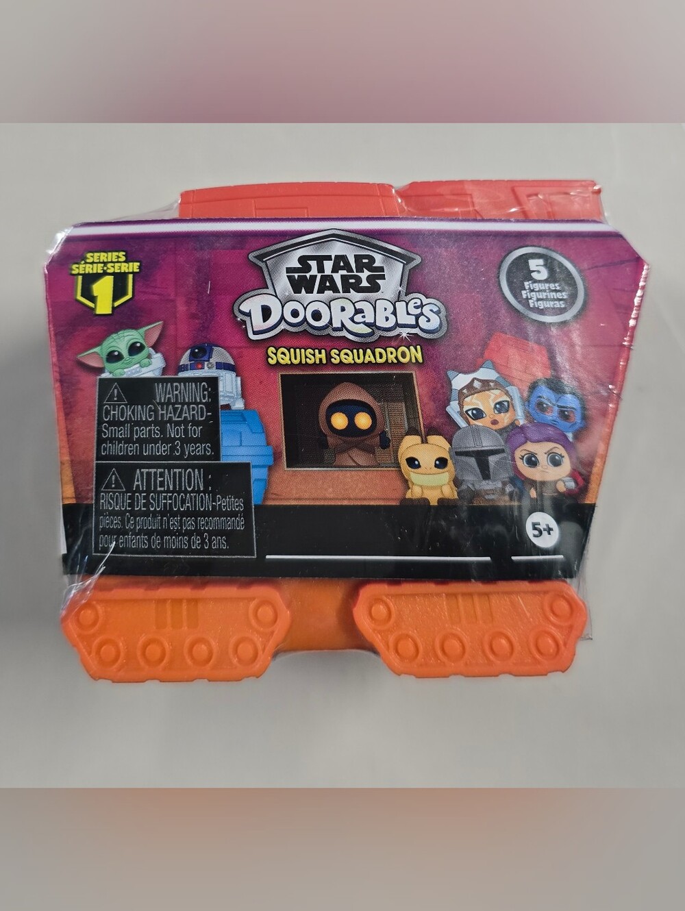 Star Wars Doorables Squish Squadron Mini Figures - Purple & Orange